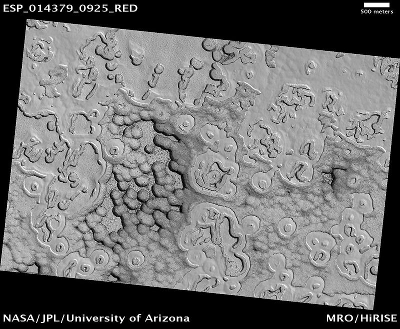 HiRISE view of South Pole Terrain.