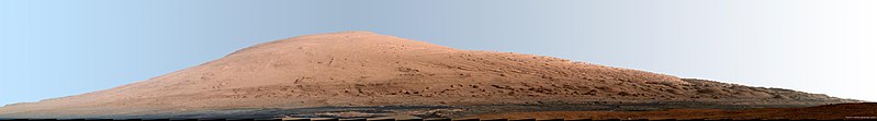 Wide view of Mt. Sharp