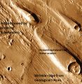 Erosion features in Ares Vallis.jpg