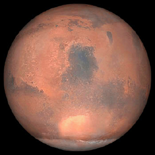 The planet Mars (Greek: Ares)